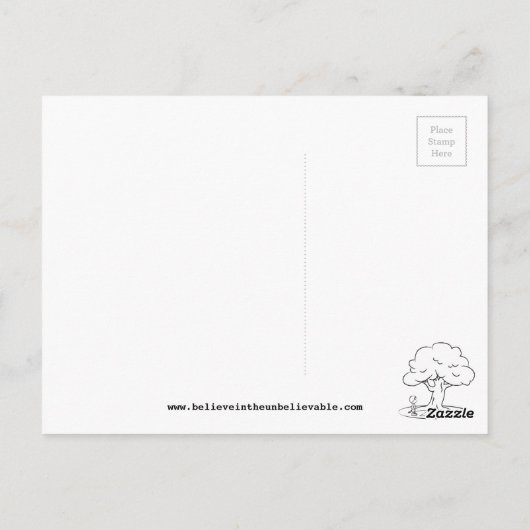 Vertrouwen in Faith Briefkaart (Achterkant)