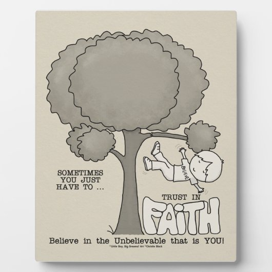 Vertrouwen in Faith Fotoplaat (Voorkant)