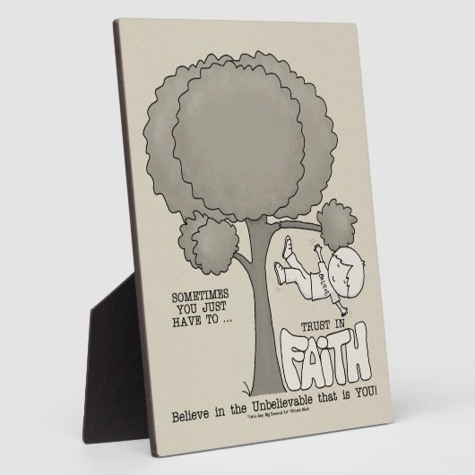 Vertrouwen in Faith Fotoplaat (Zijkant)