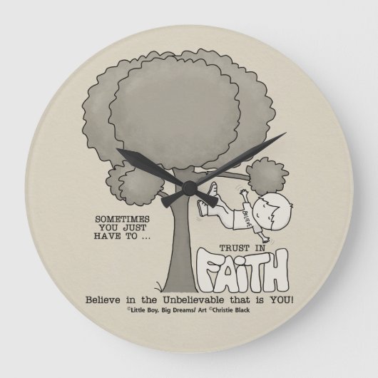 Vertrouwen in Faith Grote Klok (Voorkant)