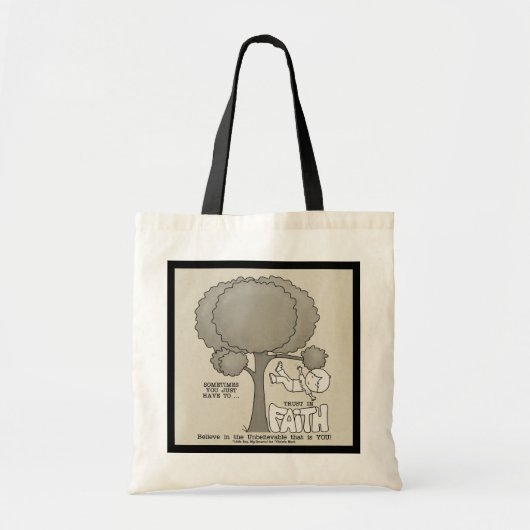 Vertrouwen in Faith Tote Bag (Voorkant)