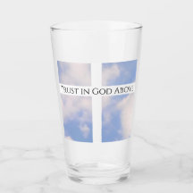 Vertrouwen in God Cross White en Blue Easter