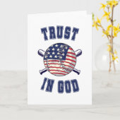 Vertrouwen in God Kaart (Gele Bloem)