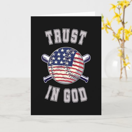 Vertrouwen in God Kaart (Gele Bloem)