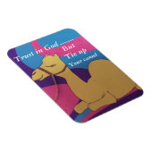 Vertrouwen in God, maar stropdas je kamelenmagneet Magneet (Rechterzijde)