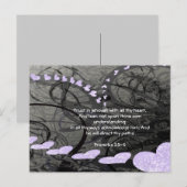 Vertrouwen in God met Al Uw Hart Spreuken 3:5 Briefkaart (Voorkant / Achterkant)