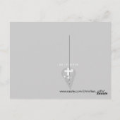 Vertrouwen in God met Al Uw Hart Spreuken 3:5 Briefkaart (Achterkant)