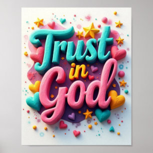 Vertrouwen in God Poster