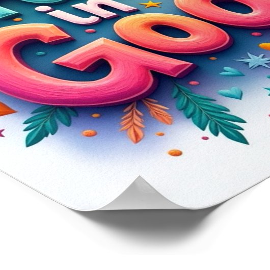 Vertrouwen in God Poster (Hoek)