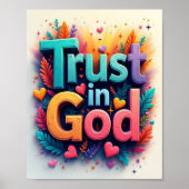 Vertrouwen in God Poster (Voorkant)
