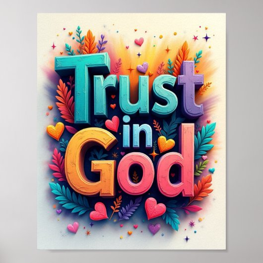 Vertrouwen in God Poster (Voorkant)