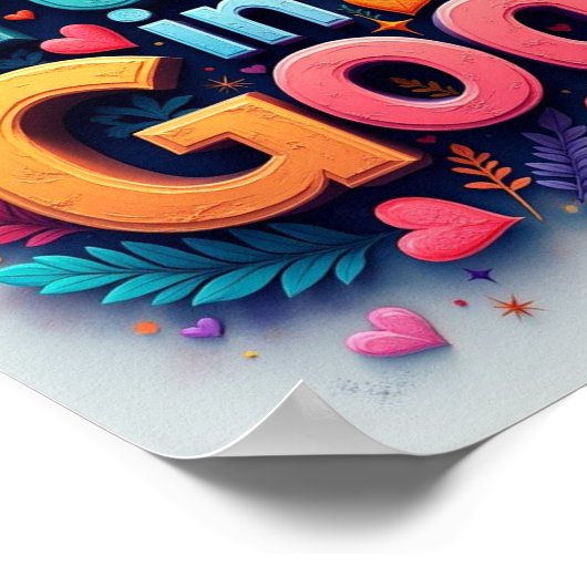 Vertrouwen in God Poster (Hoek)