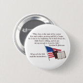 Vertrouwen in God Ronde Button 5,7 Cm (Voorkant /achterkant)