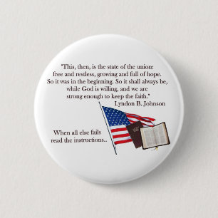 Vertrouwen in God Ronde Button 5,7 Cm