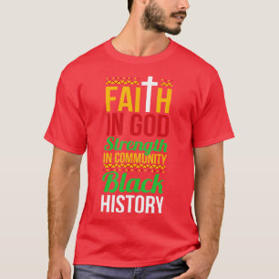 Vertrouwen in God Sterkte van de Gemeenschap in de T-shirt