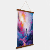 Vertrouwen in GOD - Watercolor design 2025 Hangend Wandkleed (Gebogen)