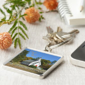 Vertrouwen in goddelijke kerk sleutelhanger (Zijkant)