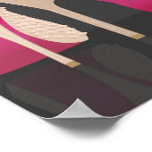 Vertrouwen in hakken Poster – Empowering Wall Art (Hoek)