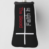 Vertrouwen in het Christelijk kruis van het bloed Golfheadcover (Draai 90)