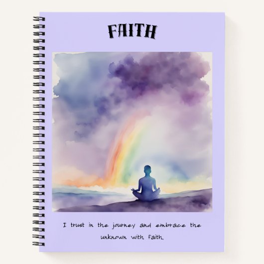 Vertrouwen in het Journey Holiday Notitieboek (Voorkant)