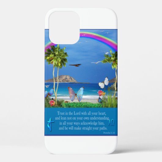 Vertrouwen in het Lord-spreekwoord 3:5-6 Case-Mate iPhone Case (Achterkant)