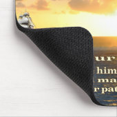 Vertrouwen in het Lord-spreekwoord 3:5-6 Mousepad Muismat (Hoek)