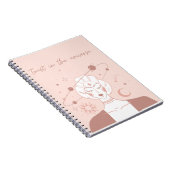 Vertrouwen in het universum Spirituele positivitei Notitieboek (Rechterzijde)