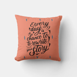 Vertrouwen in jezelf Boodschap Ontwerp Kussen