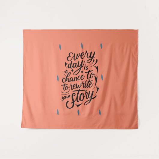 Vertrouwen in jezelf Boodschap Ontwerp Wandkleed (Voorkant (horizontaal))