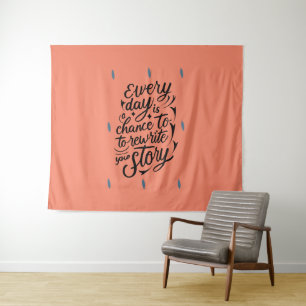 Vertrouwen in jezelf Boodschap Ontwerp Wandkleed