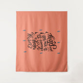 Vertrouwen in jezelf Boodschap Ontwerp Wandkleed (Voorkant)