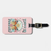 Vertrouwen in jezelf | Heelzon en vlinder Bagagelabel (Voorkant horizontaal)