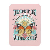 Vertrouwen in jezelf | Heelzon en vlinder Magneet (Verticaal)