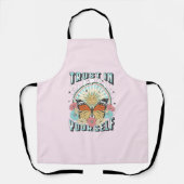 Vertrouwen in jezelf | Heelzon en vlinder Schort (Voorkant)