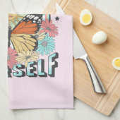 Vertrouwen in jezelf | Heelzon en vlinder Theedoek (Quarter Fold)