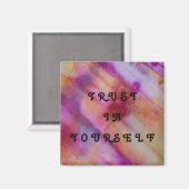 Vertrouwen in jezelf magneet (Voorkant / Achterkant)