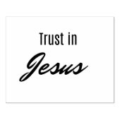 Vertrouwen in Jezus Rubberstempel (Afrduk)