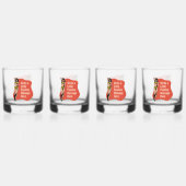 Vertrouwen in kleur: Retro Radiance Pinup Whisky Glas (Achterkant)