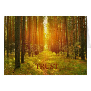 Vertrouwen in Lord Forest Path All Occasion Card