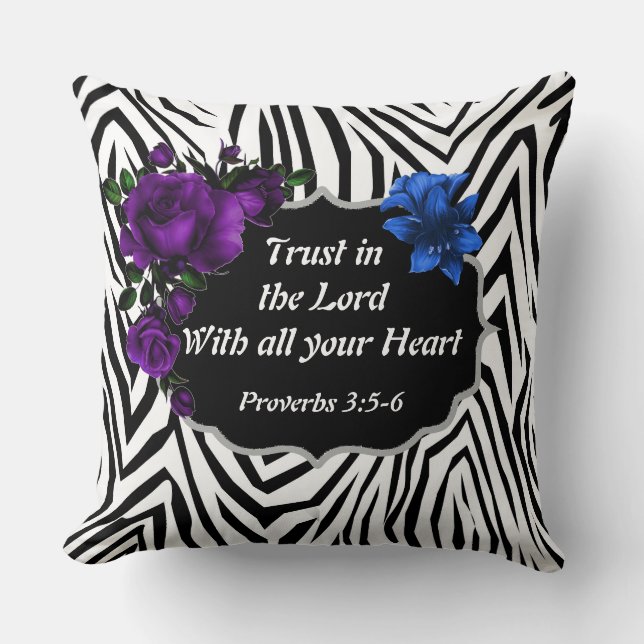 Vertrouwen in Lord Leopard Animal Print Pillow Kussen (Voorkant)