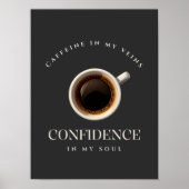 Vertrouwen in My Soul Coffee Mok Typografie Poster (Voorkant)