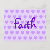 Vertrouwen in Paars Briefkaart (Voorkant)