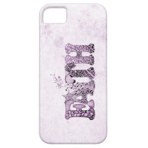 Vertrouwen in paarse getextureerde letters