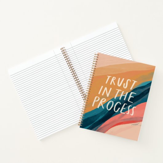 Vertrouwen in procesprijsopgave - Waterverf Notitieboek (Binnen)