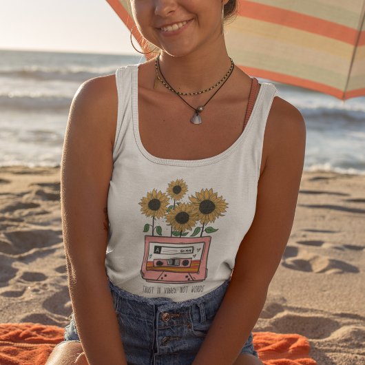 Vertrouwen in Vibe Boho Sunflower en Cattsette Tanktop
