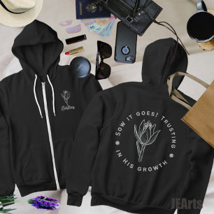 Vertrouwen in zijn groei epische tuinieren Planten Hoodie