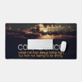 "Vertrouwen" Inspirerend quote Bureaumat (Keyboard & Muis)