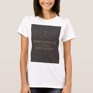 Vertrouwen is de beste outfit - Vrouwen Stijlvolle T-shirt