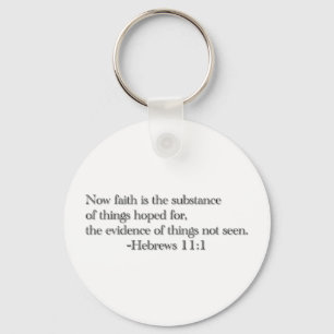 Vertrouwen is de inhoud van de dingen waar je op h sleutelhanger