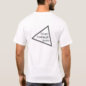 Vertrouwen is GEEN deugd (licht) T-shirt (Achterkant)